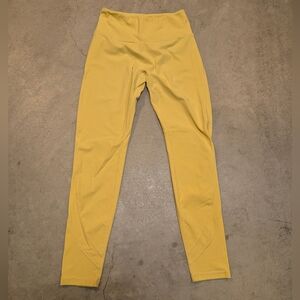 Alphalete Women's XS-S Leggings Yellow 23x25